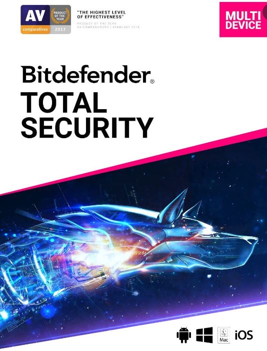 Bitdefender Total Security Multi Device 1yr 5dev